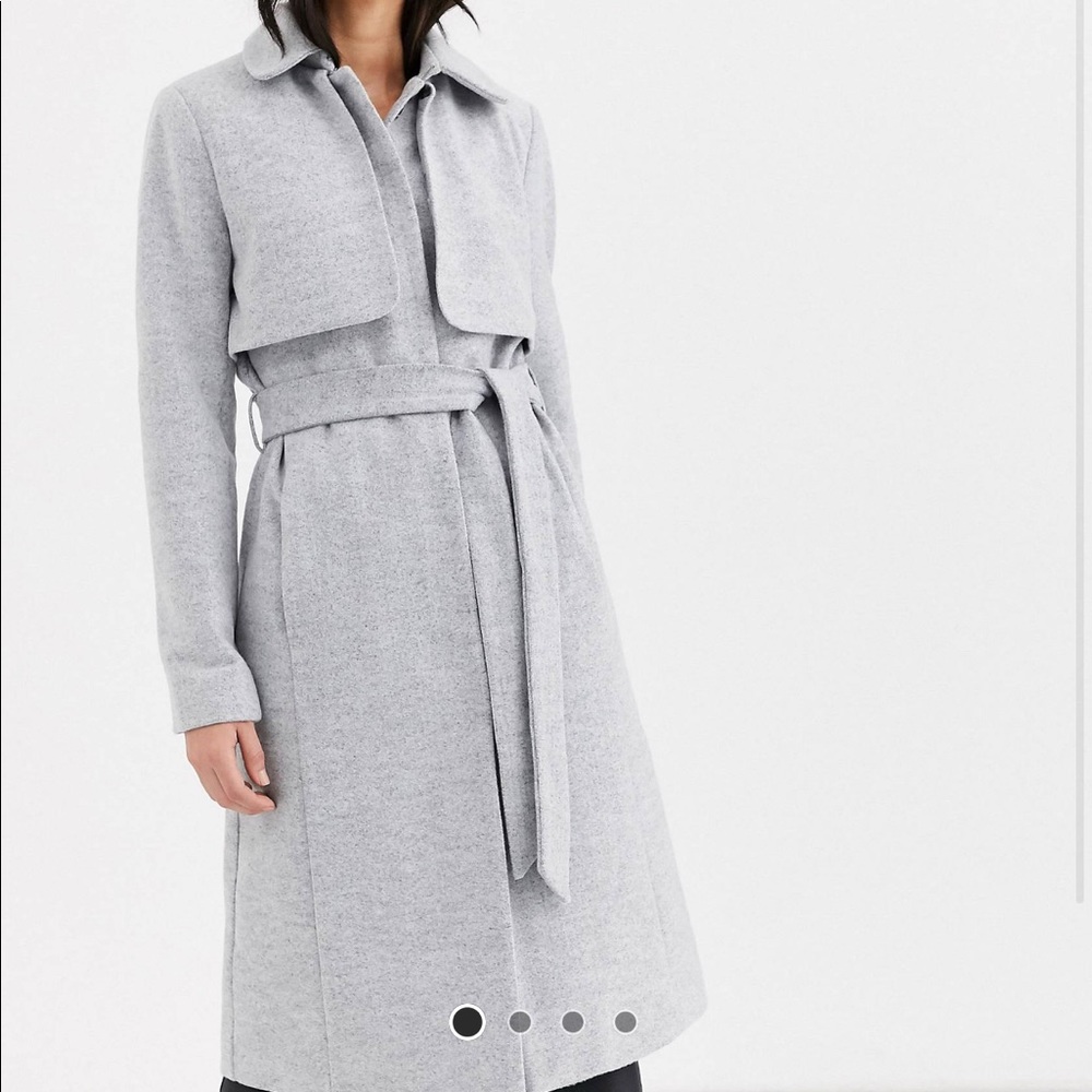 Grey Peacoat